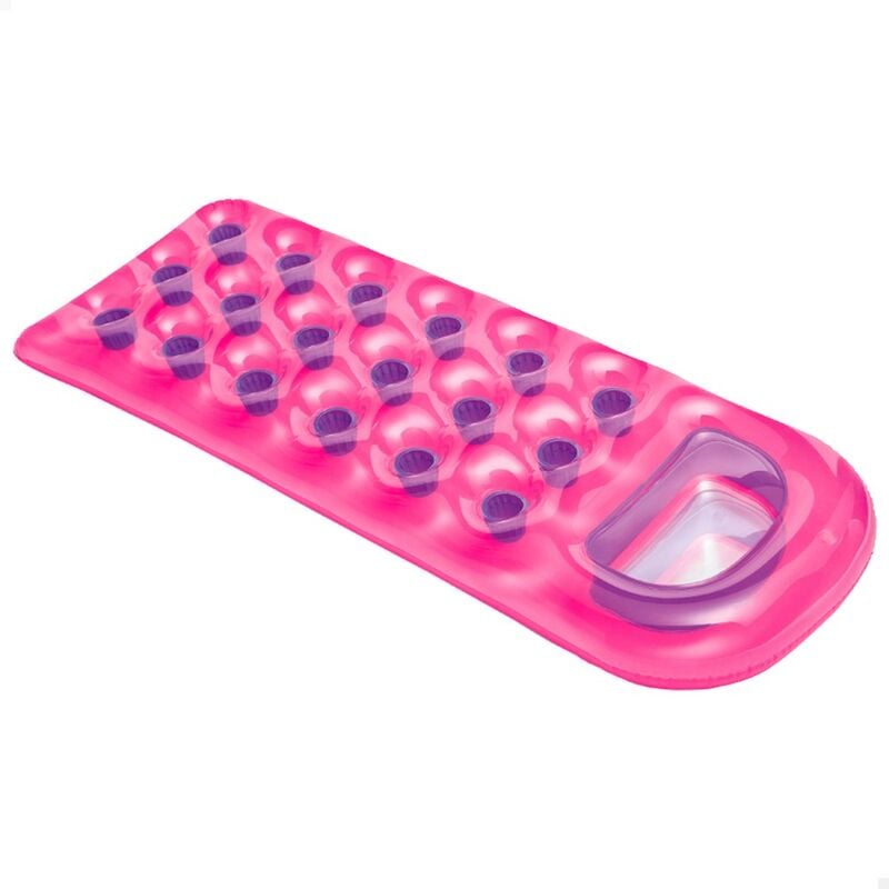 

Intex - Colchoneta hinchable con 18 vasos reflectantes 188 x 71 cm