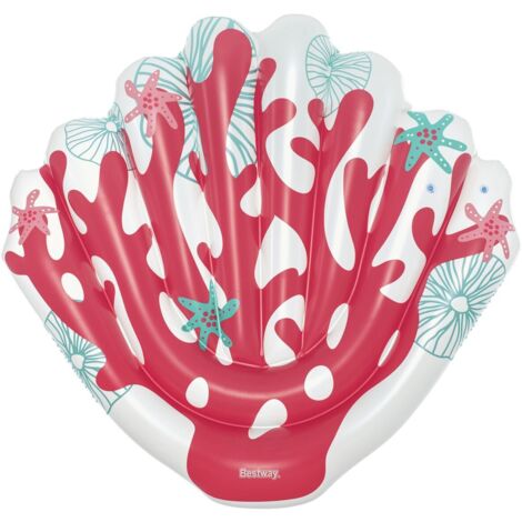 Colchoneta Hinchable Coral 186x153 cm para Playa y Piscina Bestway