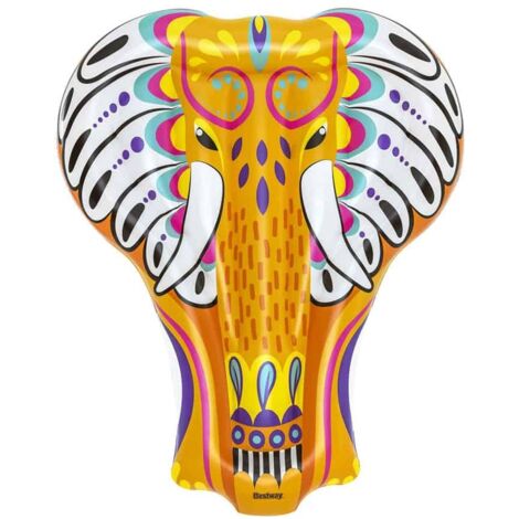 Colchoneta Hinchable para Adulto Elefante Bestway Flirty Fiesta 176x142x23 cm Vinilo Resistente