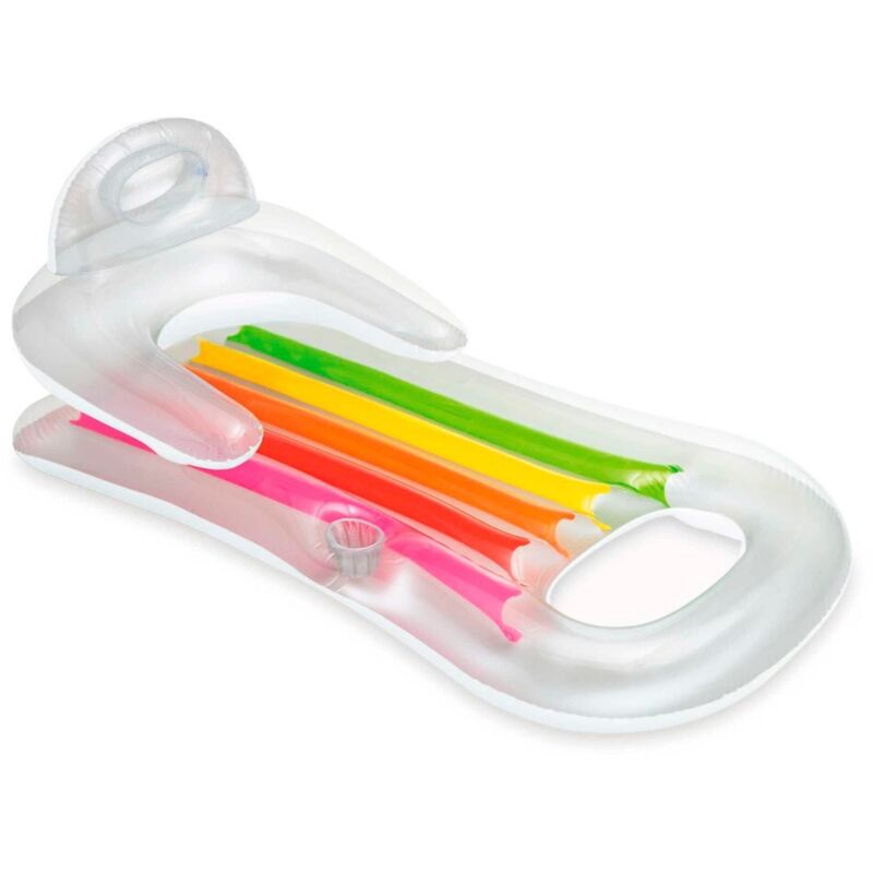 Intex - Colchoneta Hinchable Con Reposabrazos