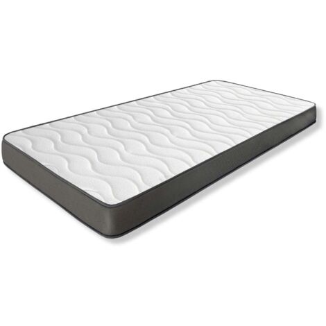 Colchoneta Málaga HR viscoelástica de Impt-Home-Design , 90x190x16 cm de grosor.