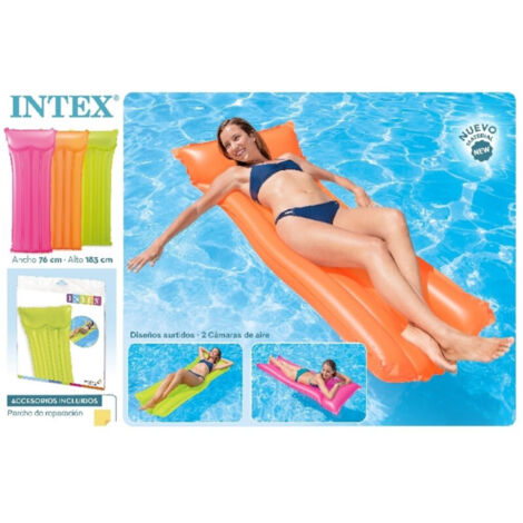 COLCHONETA NEON INTEX 183X76CM