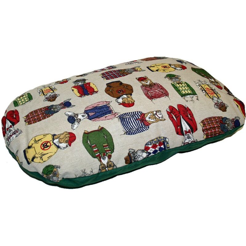 

Colchoneta ovalada Albero | Cama de perros con estampado Fox | Colchoneta para mascotas 78 cms