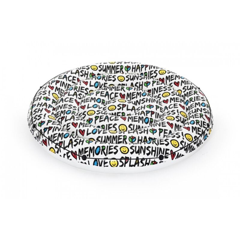 Colchoneta Piscinas 188Cm Hinch Bestway Pop Art Redonda