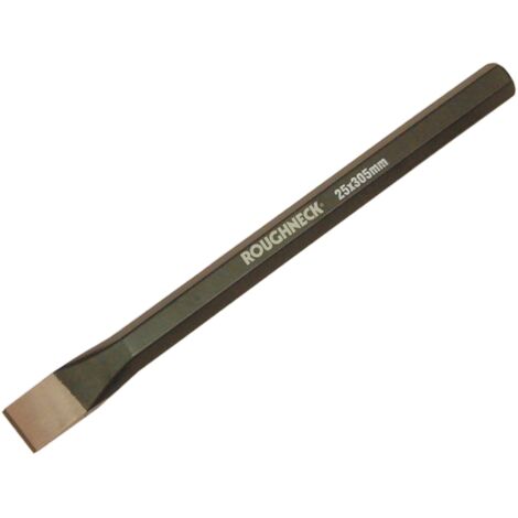 Cold Chisel 254 x 25mm (10 x 1 inch) with 19mm Shank – Heavy-Duty Steel for Demolition and Metalwork