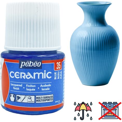 COLD dekorative Keramikfarbe PEBEO 35 BLAU 45ml