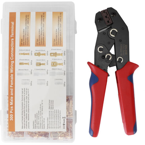 Cold Pressed Terminal Crimping Pliers Insulated Wire Crimper Tools Cable Stripper Hand Tools