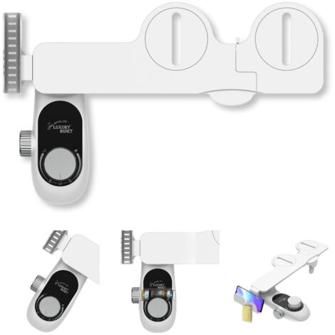 Cold Water Toilet Bidet, Portable Bidet for Toilet, Non-Electric Bidet Sprayer, Toilet Bidet Cleaner, Adjustable Pressure Toilet Bidet