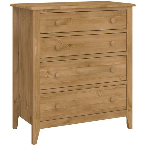 EBUY24 Cole Commode avec 2 petits et 2 grands tiroirs.