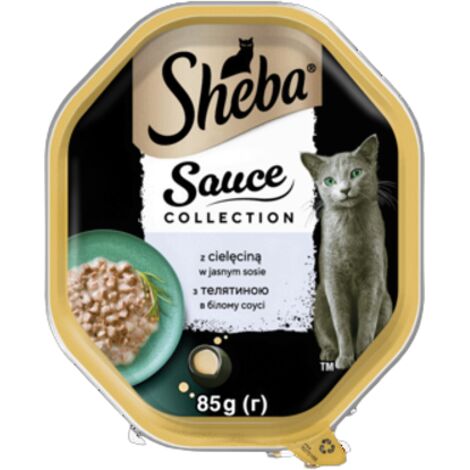 Colección de salsas Sheba Karma con ternera en salsa ligera 85 g