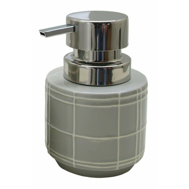 

Dispensador de jabón cerámico tonos grises colección Grey - Cm Baños