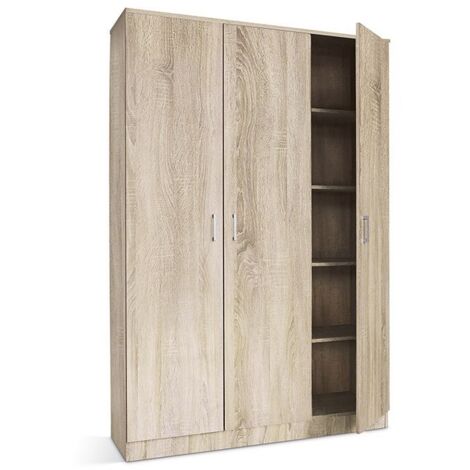 Colección REY de Guardarropa. Armario de 3 puertas ideal para su entrada, su lavandería o su baño.