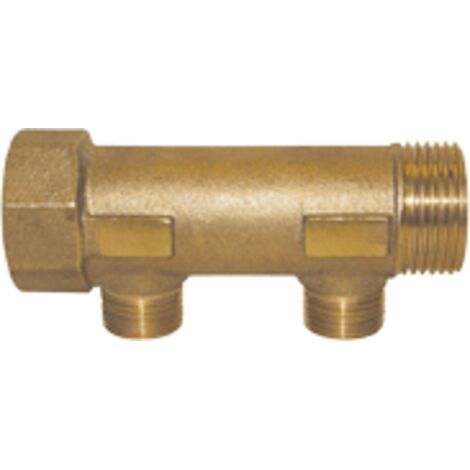 COLECTOR COMPOSABLE 1" MF - SERIE C - PORTADA PLANA 2 salidas