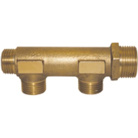 COLECTOR COMPOSABLE MM 3/4" - SERIE C - PORTADA PLANA 1+1 SALIDAS