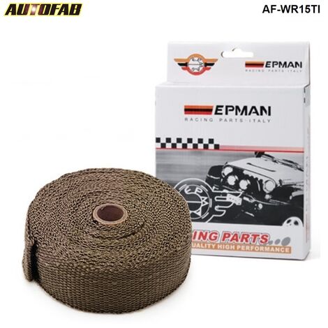 Colector de escape con envoltura de calor de 10M y 4 cables, protección térmica de escape, compatible con Honda Civic EM ES 2Dr/4Dr 2001-2003 AF-WR15TI