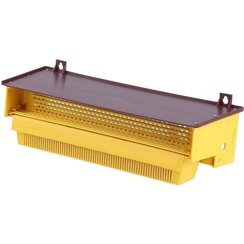 

Happyshop - Colector de polen de abeja Colector de trampa de polen de colmena de abeja con bandeja de polen ventilada extraible Herramientas de