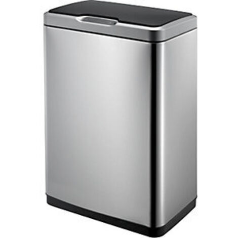 Colector de residuos con sensor  abertura grande  capacidad 2 x