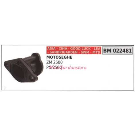Colector del carburador Motosierra CINA ZM 2500 PN 2500 022481