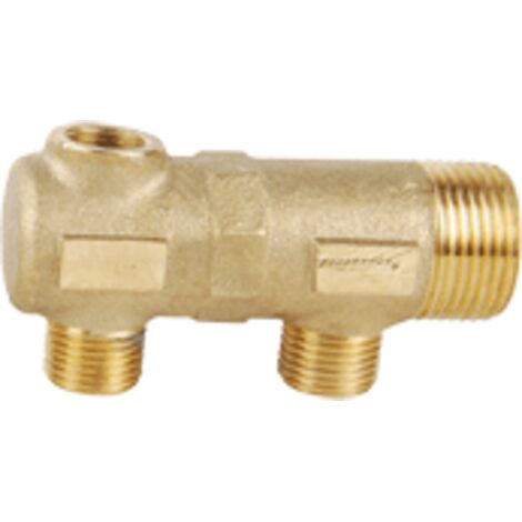 Colector simple 26x34 Serie C con toma de purga - Alcance plano 5 salidas