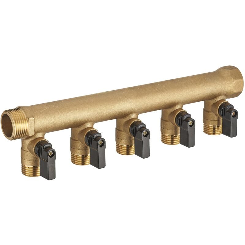 

Noyon&thiebault - Distribuidor con VÁLVULA MH G3/4' - 5 salidas M G1/2'