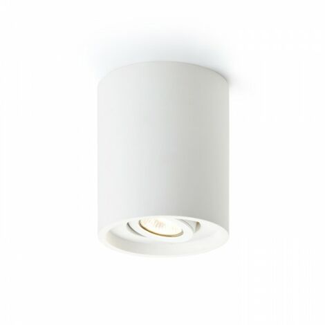 COLES plafonnier inclinable en plâtre 230V GU10 15W