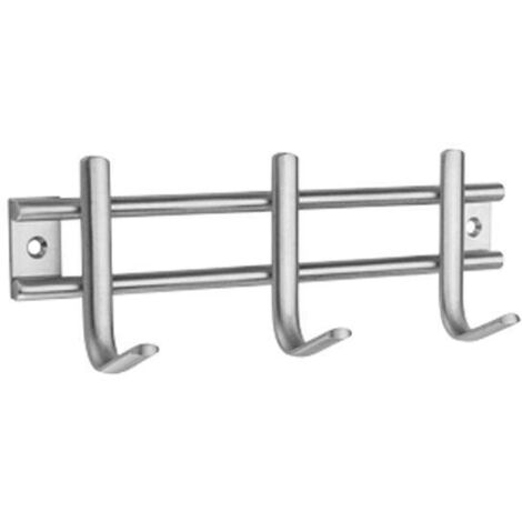 Colgador acero inoxidable 3 ganchos 3716-1-00 Blíster INOFIX