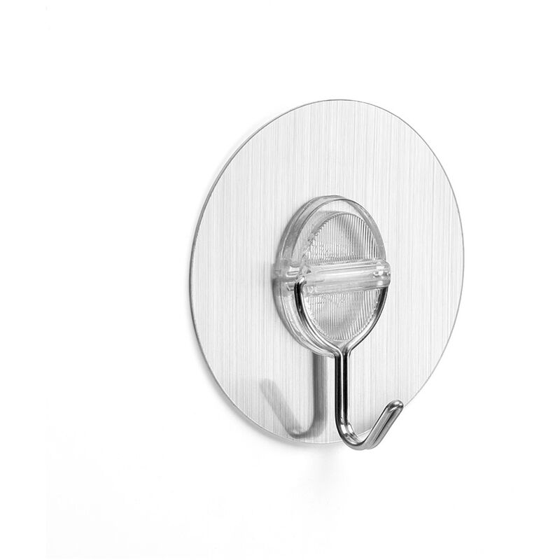 

Colgador adherente reutilizable con gancho móvil acero inox - Inofix
