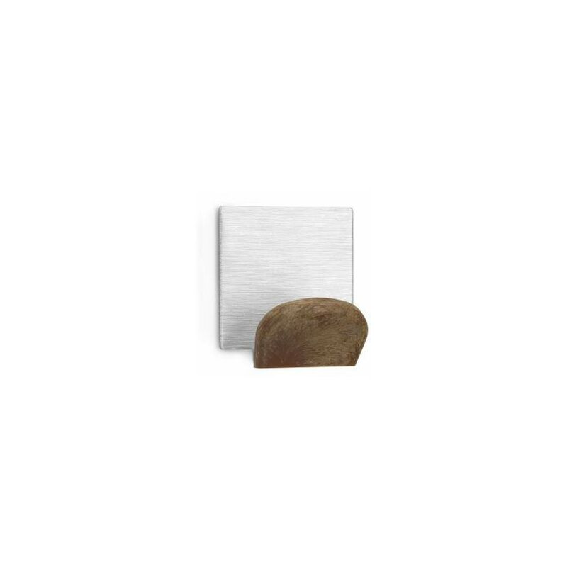 

Colgador Adhesivo Acero Inox Madera 2 Unidades