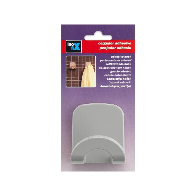 

Colgador adhesivo arco Inofix Gris Claro 2086