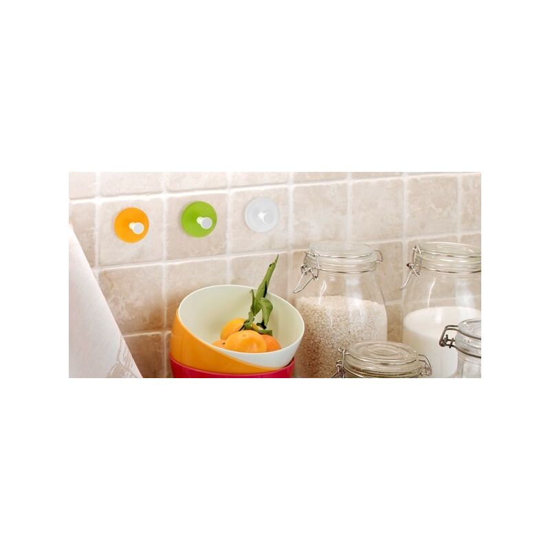 

Colgador adhesivo circular Blanco 2 unidades 2311 - Inofix