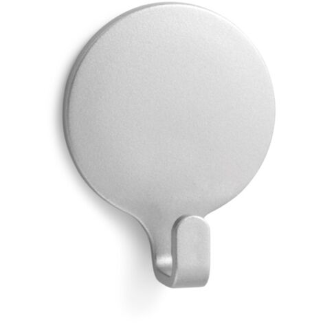 Colgador adhesivo circular cromado