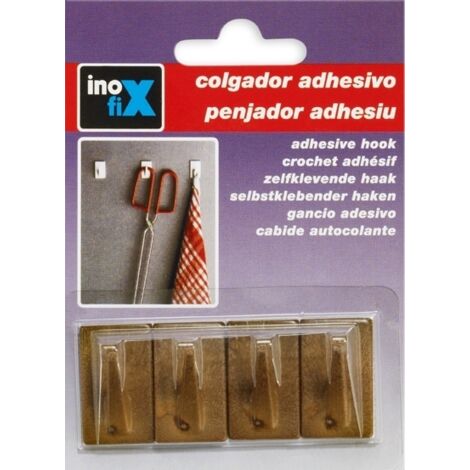 Colgador adhesivo madera
