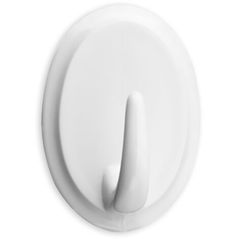 Colgador adhesivo redondo blanco 2063-3-000 Blíster 2 unidades INOFIX