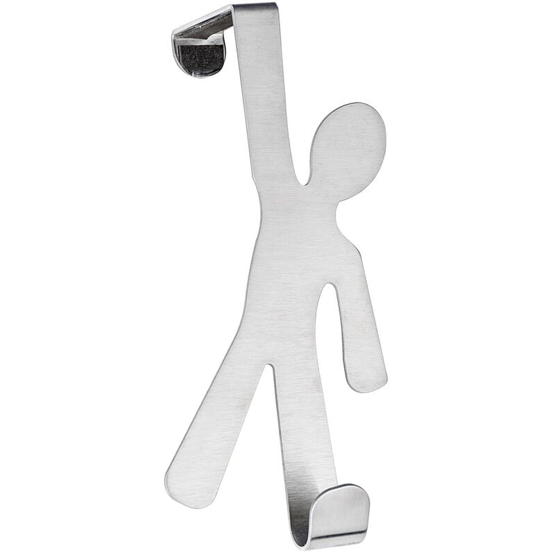 

Colgadores perchas colgar ropa perchos ropero para la puerta Boy satinado - Wenko