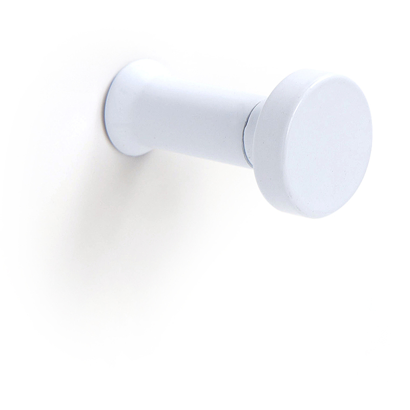 

Colgador de Pared | Estilo Funcional | Fabricado en Zamak | Acabado en Blanco | Gran Capacidad de Carga | Medidas 24*24*40 mm | Sistema de Fijación