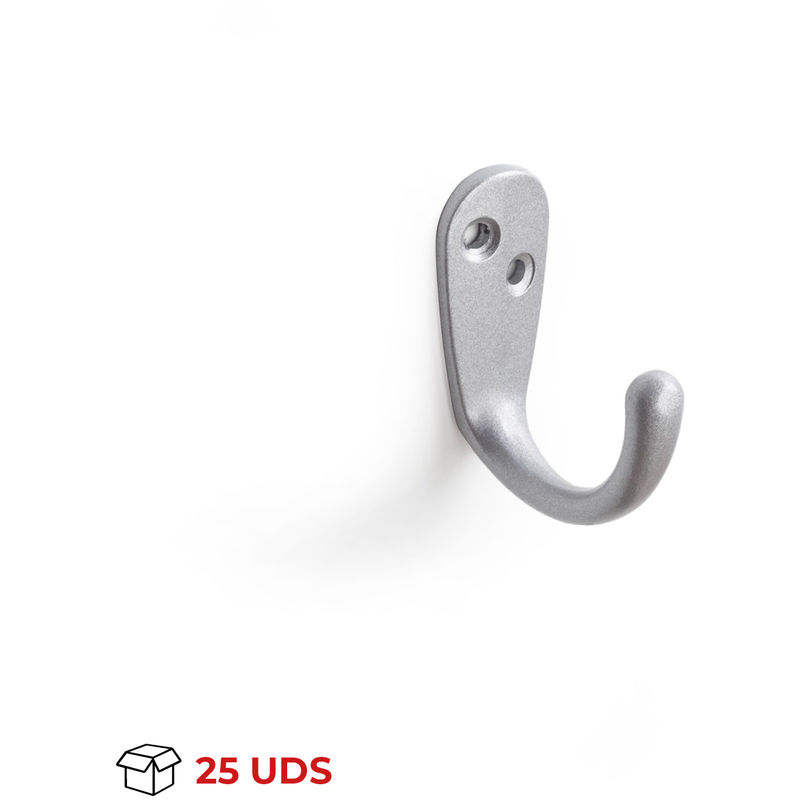

REI - Colgador de Pared | Estilo Funcional | Fabricado en Zamak | Acabado en Cromo Mate Líquido | Gran Capacidad de Carga | Medidas 134*132*80 mm |