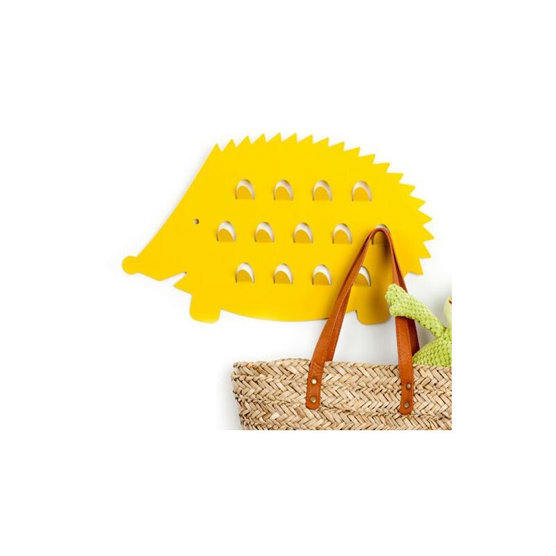 

Colgador De Pared Amarillo Diseño "Spino".