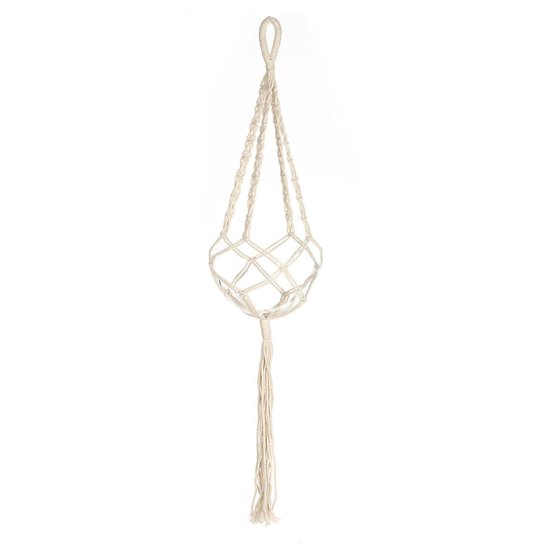 

Colgador de planta de macrame, maceta para interior y exterior, maceta para colgar en la pared, cesta, cuerda de algodon,Tipo 3