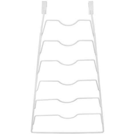 colgador de tapa de metal blanco