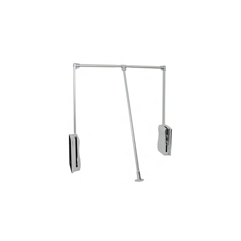 

Colgador Doble Aluminio Economico 830/1150 - Cromo Mate