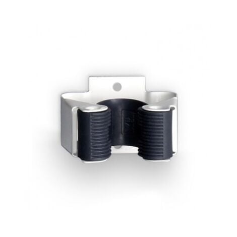 Colgador Escoba 34X52X42Mm Adhesivo Abrazadera Antideslizante Acero Blanco 2055-2+ Inofix