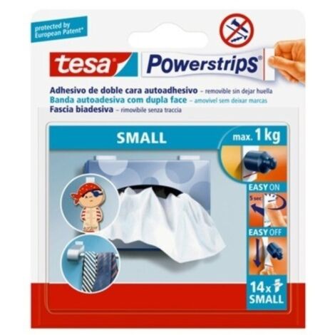 Colgador hog adh reut recambio tiras small 14 pz tesatape