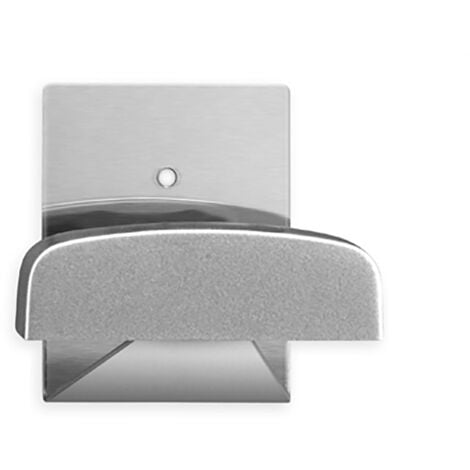 Colgador Individual Acero Inoxidable 52x40x35mm Cromado Mate Adhesivo Inofix