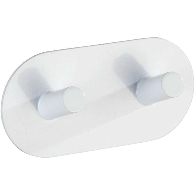 

Colgadores perchas colgar ropa perchos ropero mural Duo blanco mate - Wenko
