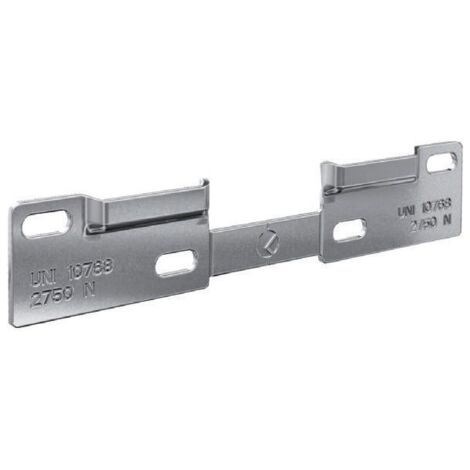 colgador oculto regulable libra altura 1mm. acero. zincado. longitud 148mm - italiana ferramenta