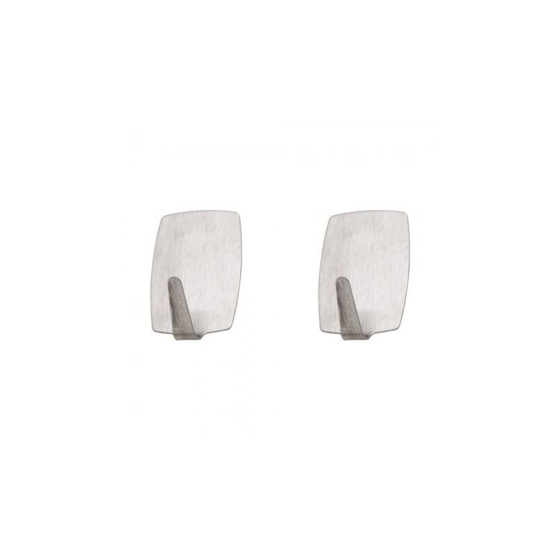 

Colgador inoxidable grande (blister 2 unidades) adhesivo - Oryx