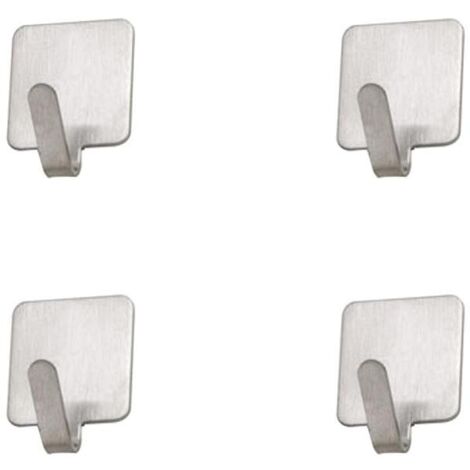 Colgador Oryx Inoxidable Pequeño (Blister 4 Unidades) Adhesivo