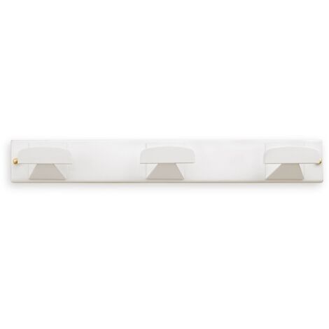 Colgador pared 45x330x40mm atorn. 3g in/pl bl 3077-2+ inofix