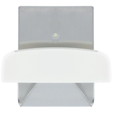 Colgador Percha Adhesivo Acero Inoxidable Color Metalizado / Blanco