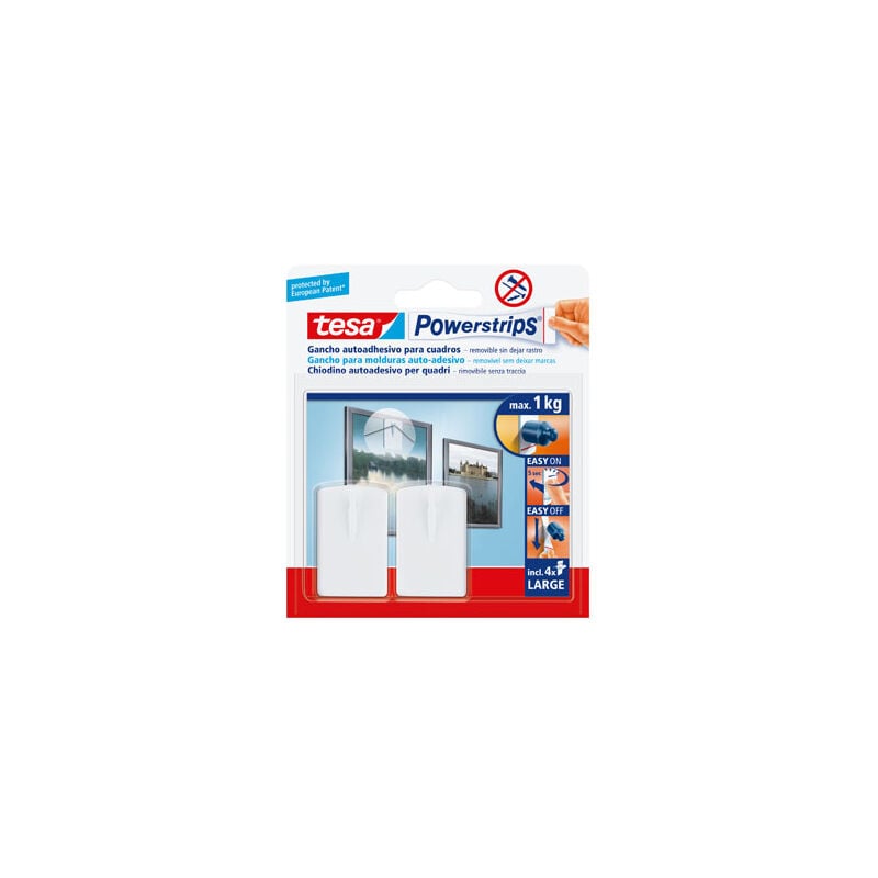 

Colgador Powerstrips cuadros de Tesa